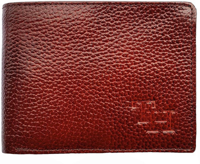 

TannedHides Men Casual Brown Genuine Leather Wallet(6 Card Slots), Tan