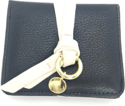 

Sooperstore Women Casual Black Artificial Leather Wallet(5 Card Slots)