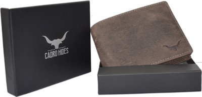 

cadrohides Men Casual Brown Genuine Leather Wallet(8 Card Slots)