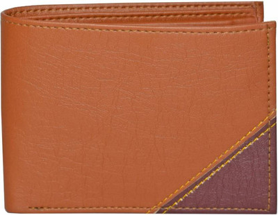 

ARROWBEE Men Tan Artificial Leather Wallet(5 Card Slots), Tan-brown
