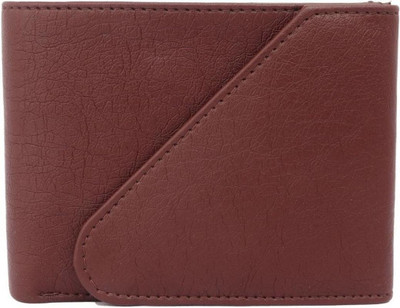 

Quetzal Men Formal Brown Artificial Leather Wallet(5 Card Slots)