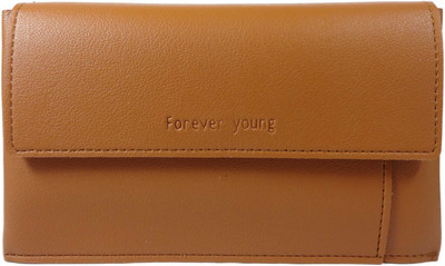 

SB Women Brown Artificial Leather Wallet(8 Card Slots)