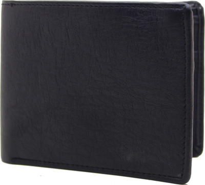 

MS Men Formal Black Artificial Leather Wallet(4 Card Slots)