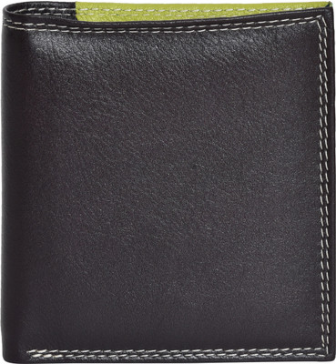 

Carmika Women Casual Black Genuine Leather Wallet(7 Card Slots), Black;yellow