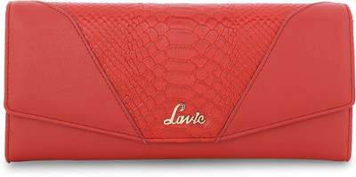 

Lavie Women Casual Red Artificial Leather Wallet(4 Card Slots)