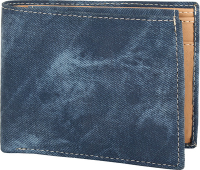 

Wooden Men Casual Blue Genuine Leather Wallet(4 Card Slots)