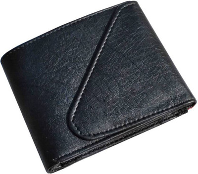 

beautylife Men Formal Black Artificial Leather Wallet(5 Card Slots)