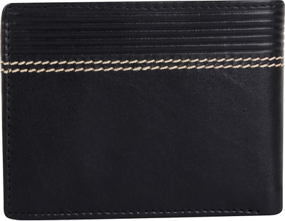 

Erina Men Casual Black Genuine Leather Wallet(6 Card Slots)
