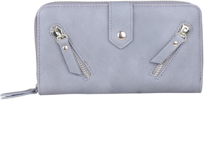 

ELLE Women Casual Grey Artificial Leather Wallet(6 Card Slots)