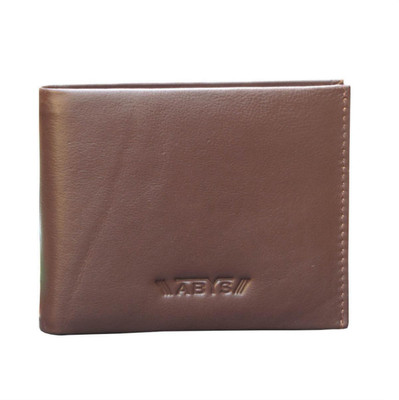 

ABYS Men Brown Genuine Leather Wrist Wallet(6 Card Slots)