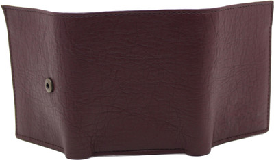 

MS Men Casual Maroon Artificial Leather Wallet(4 Card Slots), Brown