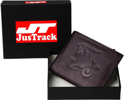 

Justrack Men Casual Brown Genuine Leather Wallet(1 Card Slot)