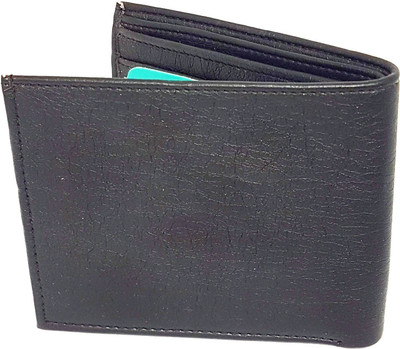 

COST TO COST Men Formal Black Genuine Leather Wallet(6 Card Slots)