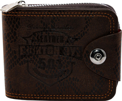 

BOVI'S Men Brown Artificial Leather Wallet(8 Card Slots)