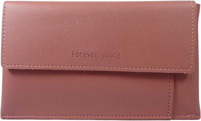 

SB Women Pink Artificial Leather Wallet(8 Card Slots)
