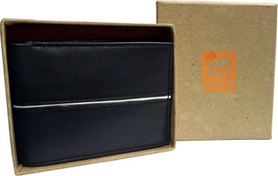 

Leo Men Casual Black Genuine Leather Wallet(8 Card Slots), Multicolor
