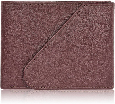 

Quetzal Men Casual Brown Artificial Leather Wallet(5 Card Slots)