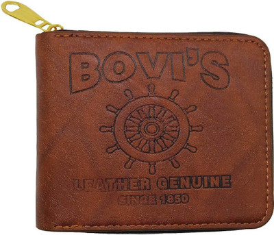 

Un-Tech Men Casual Brown Artificial Leather Wallet(4 Card Slots)