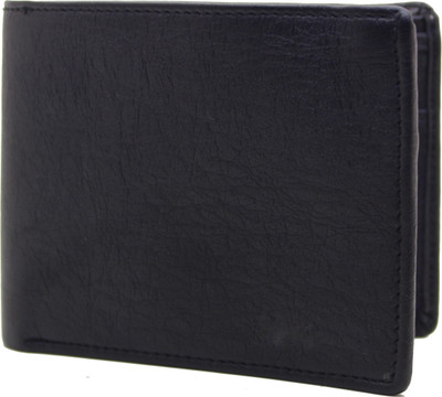 

MS Men Casual Black Artificial Leather Wallet(4 Card Slots)