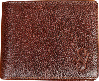 

WHITE STONE Men Casual Brown Genuine Leather Wallet(4 Card Slots)