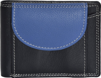 

Carmika Women Casual Blue, Black Genuine Leather Wallet(8 Card Slots), Black;blue