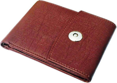 

Macberry Men Casual Brown Artificial Leather Wallet(6 Card Slots)