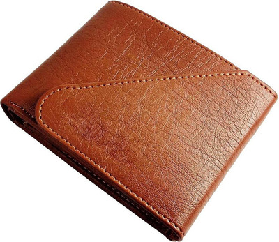 

Vinisha Enterprise Boys Casual Brown Artificial Leather Wallet(7 Card Slots), Tan