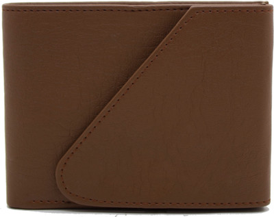 

MS Men Formal Brown Artificial Leather Wallet(4 Card Slots)
