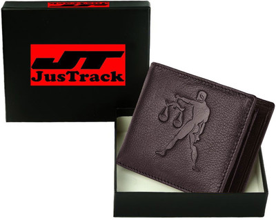 

JusTrack Men Casual Brown Genuine Leather Wallet(1 Card Slot)