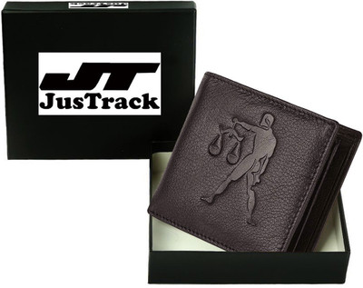 

JusTrack Men Casual Brown Genuine Leather Wallet(1 Card Slot)