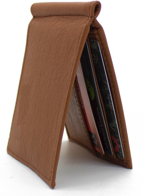

MS Men Casual Brown Artificial Leather Money Clip(6 Card Slots)