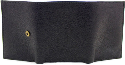 

MS Men Formal Black Artificial Leather Wallet(4 Card Slots)
