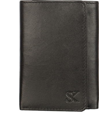 

Styler King Men Formal Black Genuine Leather Wallet(6 Card Slots)