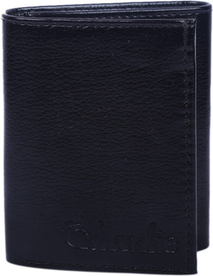 

Chardlie Men Casual Black Genuine Leather Wallet(3 Card Slots)