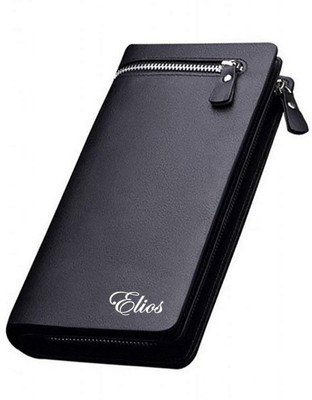 

Elios Women Black Artificial Leather Wallet(12 Card Slots)