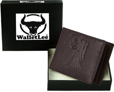 

WalletLee Men Casual Brown Genuine Leather Wallet(1 Card Slot)