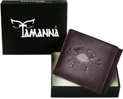 

Tamanna Men Casual Brown Genuine Leather Wallet(1 Card Slot)