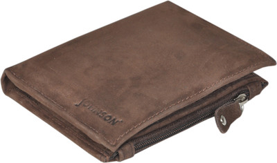 

Johnson Girls Casual Brown Genuine Leather Wallet(12 Card Slots), Black