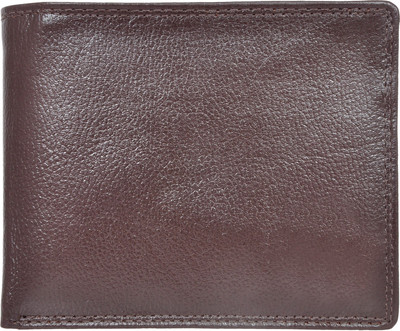 

Ajeraa Men Brown Genuine Leather Wallet(7 Card Slots)