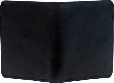 

titos Men Casual Black Genuine Leather Wallet(6 Card Slots)