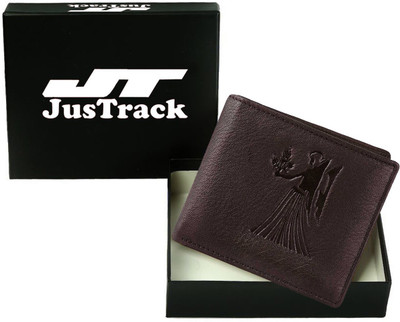 

Justrack Men Casual Brown Genuine Leather Wallet(1 Card Slot)
