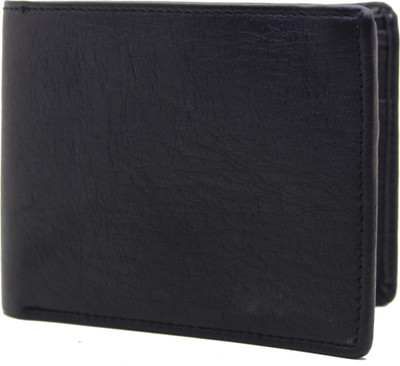 

MS Men Formal Black Artificial Leather Wallet(4 Card Slots)