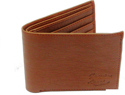

Olrada Men Brown Genuine Leather Money Clip(6 Card Slots), Multi