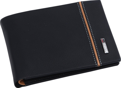

MUNROS Men Casual Black Genuine Leather Wallet(6 Card Slots)