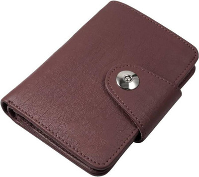 

Quetzal Men Casual Brown Artificial Leather Wallet(8 Card Slots)