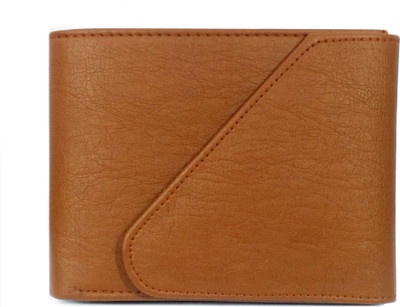 

first man Men Casual Tan Artificial Leather Wallet(5 Card Slots)