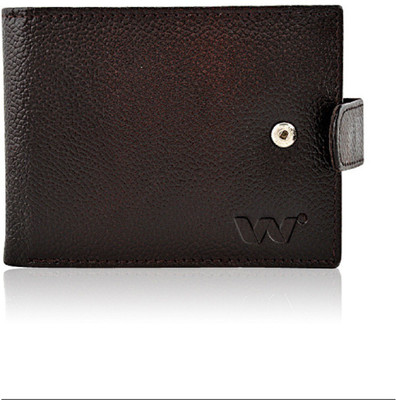 

vickiana Men Casual Brown Genuine Leather Wallet(4 Card Slots)
