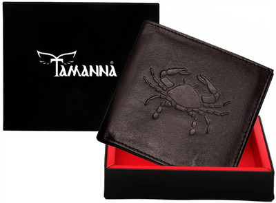 

Tamanna Men Casual Brown Genuine Leather Wallet(1 Card Slot)