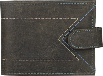 

LEATHERSTILE Boys Casual Green Genuine Leather Wallet(7 Card Slots)