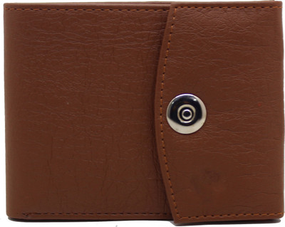 

MS Men Formal Brown Artificial Leather Wallet(6 Card Slots), Tan